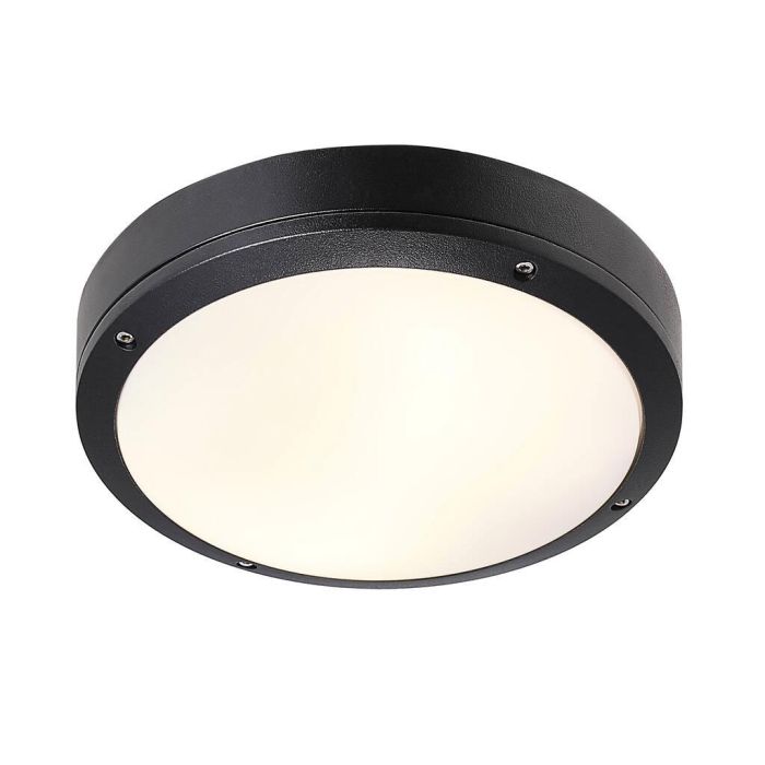 Desi 28 Ceiling Aluminium, Plastic Black, Opal - 77646003