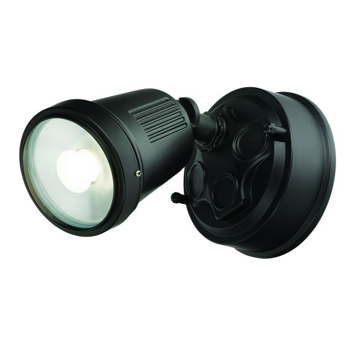 HUNTER TRIO 1 LIGHT CCT LED FLOODLIGHT BLACK - 20616/06