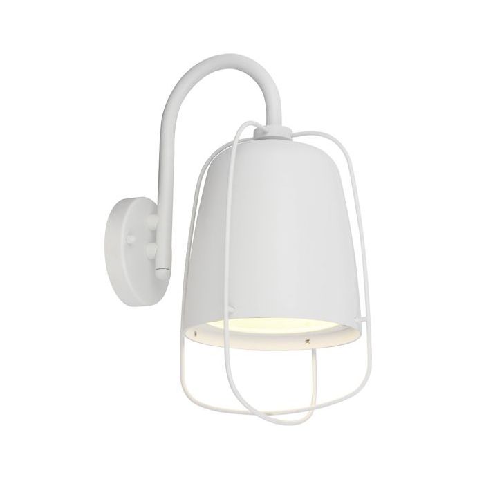 WALL ES 60W S/M Matt WH (Caged) HINK2 CLA Lighting