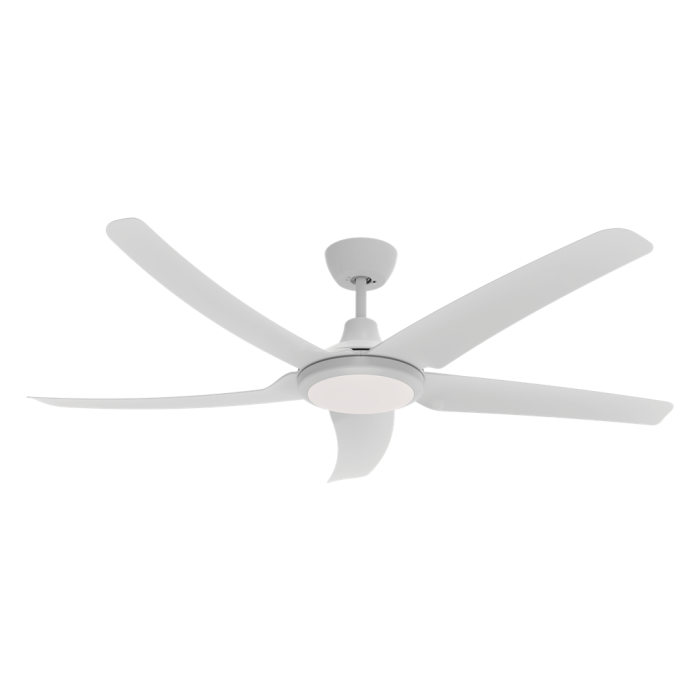 HOVER 5 BLADE 56" DC CEILING FAN WITH LED LIGHT WHITE 60071