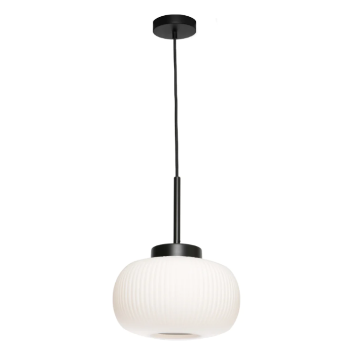 HUTT1PBLK, 1 Light, Pendant Light, Cougar Lighting, Hutton Series