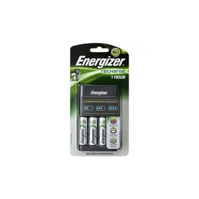 Energizer 1 Hour AA & AAA Charger - Includes 4 x AA Batteries