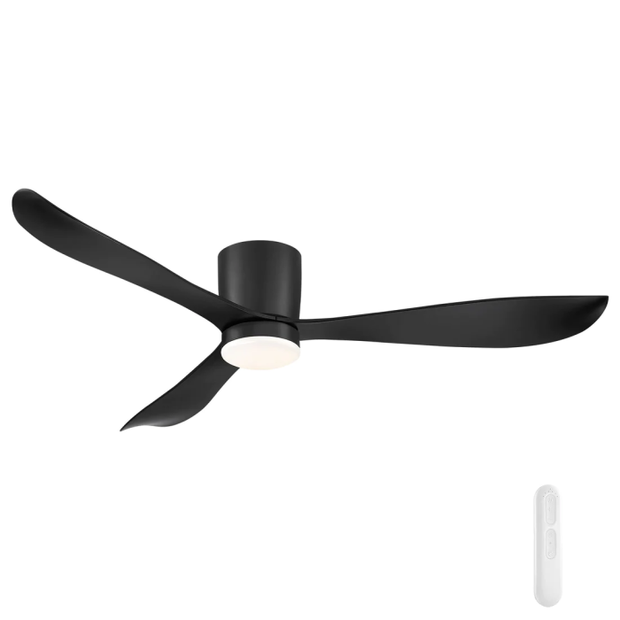 Instinct DC Ceiling Fan with led Light & Remote –Black 54″ - FC1108133BB