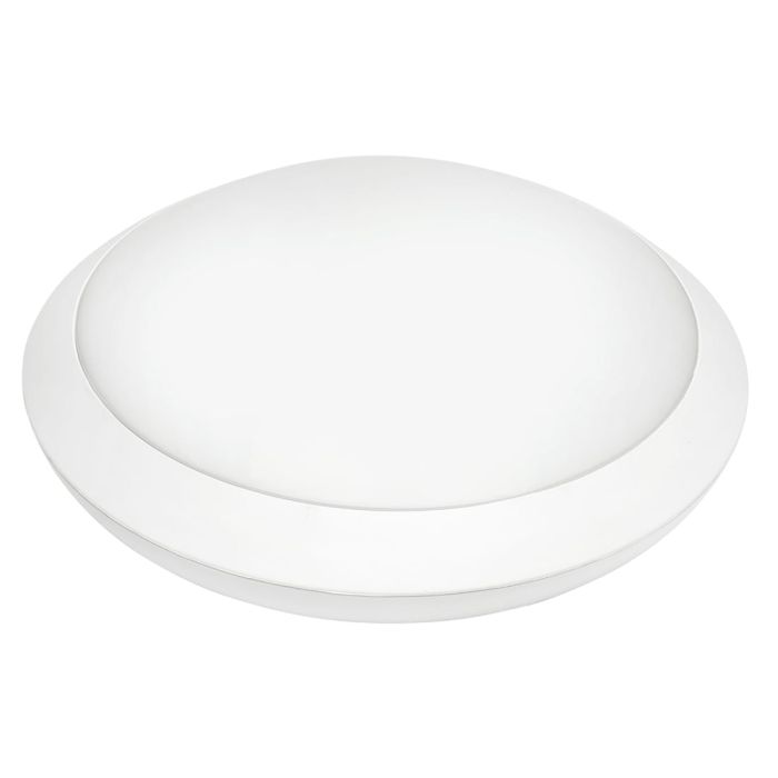 CENTURION 28W + 6W IP65 EMERGENCY LED OYSTER - WHITE - 19987/05