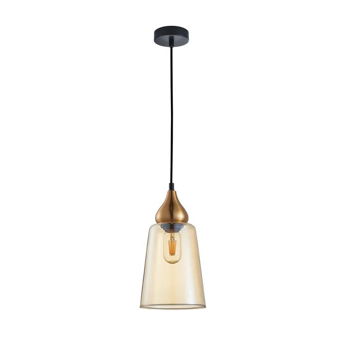 JEREZ Modern Ellipse Glass Flat Top Pendant Lights JEREZ2