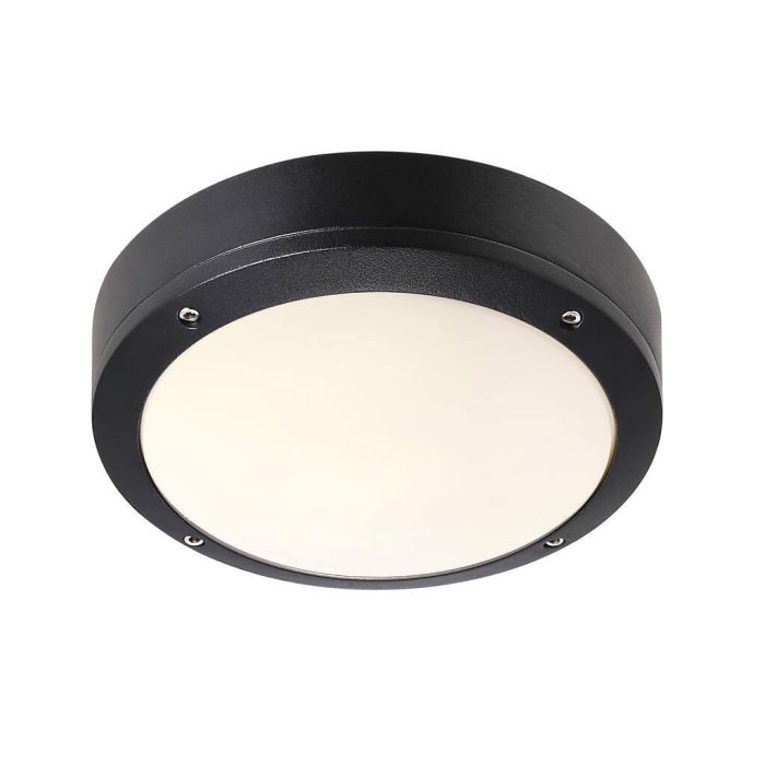 Desi 22 Ceiling Aluminium, Plastic Black, Opal - 77636003