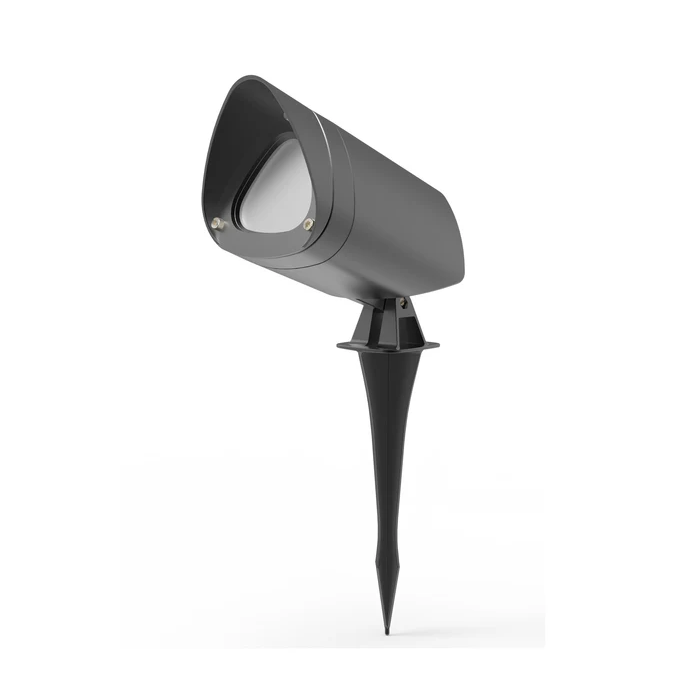 KAM Exterior Dark Grey Garden Spike Light KAM01