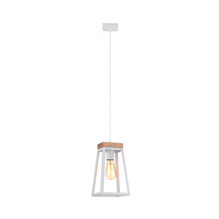 LANTERNA2 E27 WHITE Pendant light CLA LIGHTING