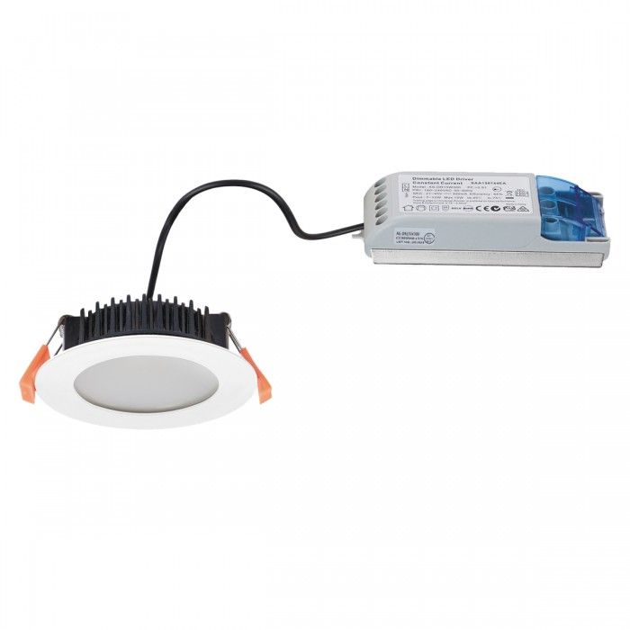 Low profile 10W LED Dimmable Downlight White 10W LDE90-WH Superlux