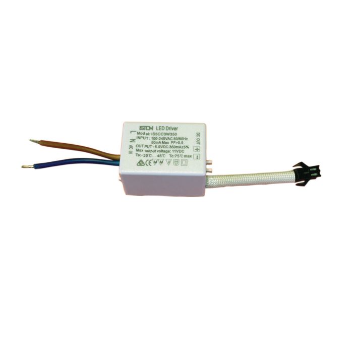 LED DRIVER PEKO 3w 350mA Constant Current - LED-CC350-3