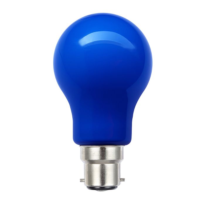 Blue Coloured Party Light Globe 3w Bayonet Cap