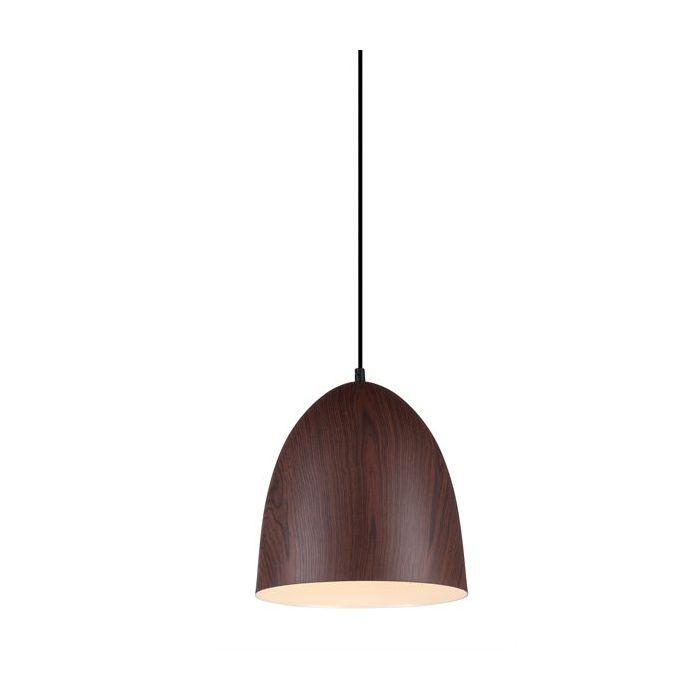 PENDANT ES 72W OBLONG Black Walnut IRON ALU LIGNA03 CLA Lighting 