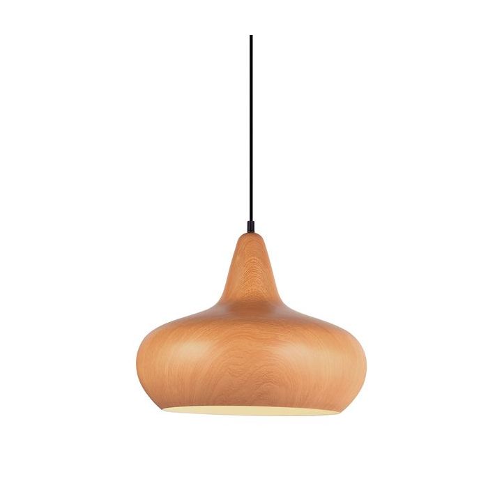 PENDANT ES 72W WINE GLASS Cherry Golden Oak IRON ALU LIGNA05 CLA Lighting 