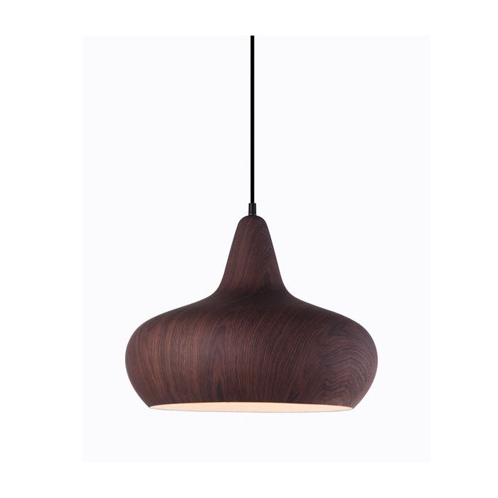 PENDANT ES 72W WINE GLASS Black Walnut IRON ALU LIGNA06 CLA Lighting 