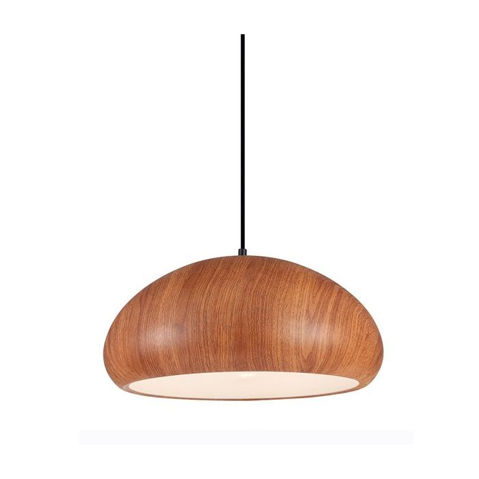  PENDANT ES 72W DOME Cherry Cinnamon IRON ALU LIGNA07 CLA Lighting 