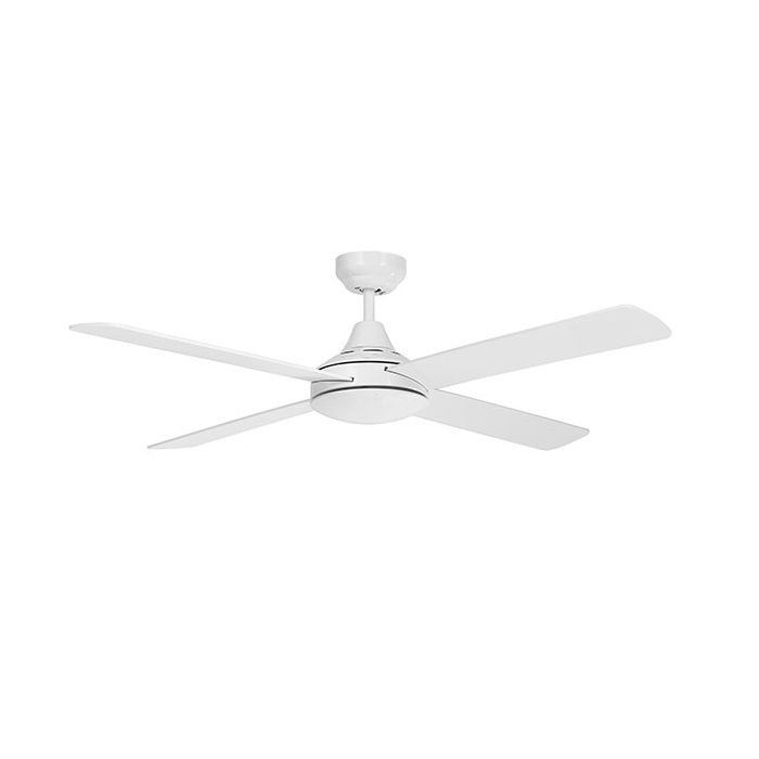 Four Seasons Link 1220mm 4 Blade Ceiling Fan Only White - FSL124W