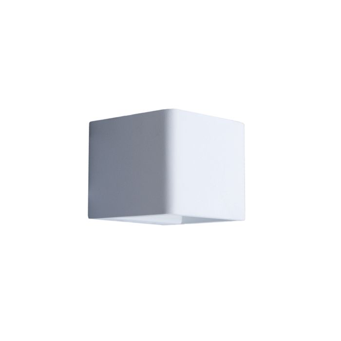 WALL INT S/M CITY LED WH CUBE 3000K 6W LONDON CLA LIGHTING 