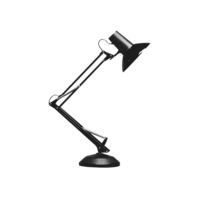 Medium Equipoise Task Lamp Black 100W LSA-BL Superlux