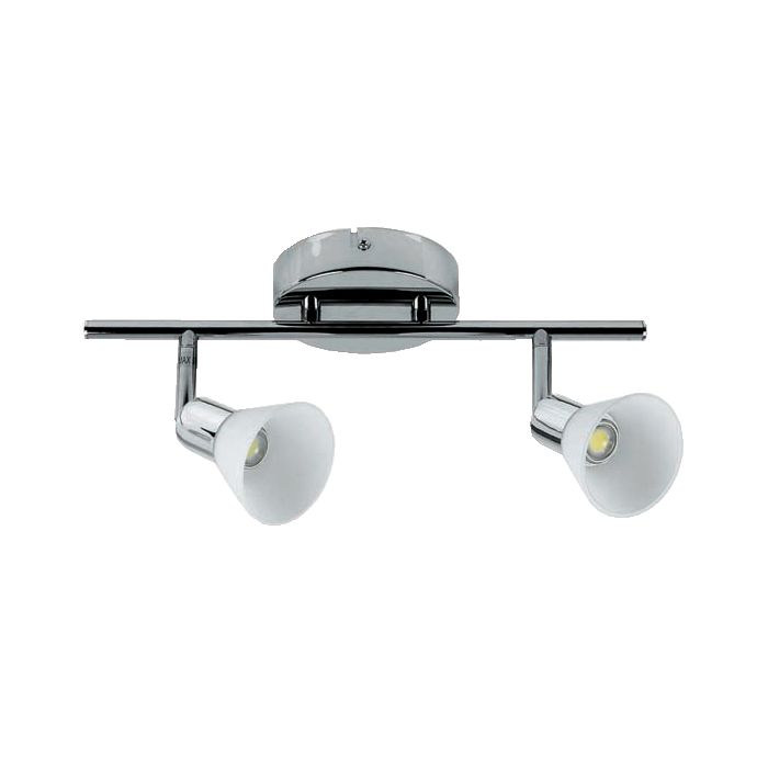 LED Double Bar Spotlight Chrome 6W LSLC-B2-CH Superlux