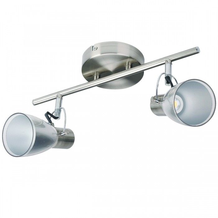 LED Double Bar Spotlight Satin Chrome 6W LSLR-B2-SC Superlux