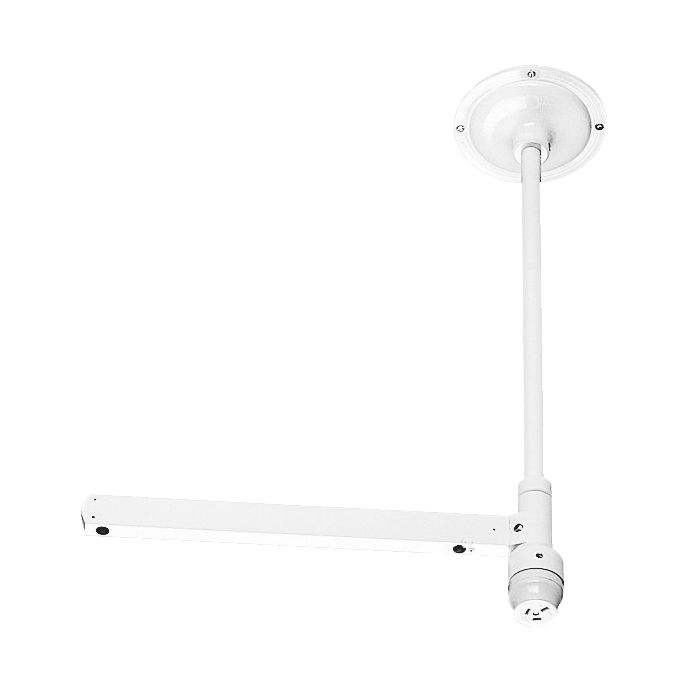 Ceiling Mount with Full 360degree Rotation White LSM-16-WH Superlux