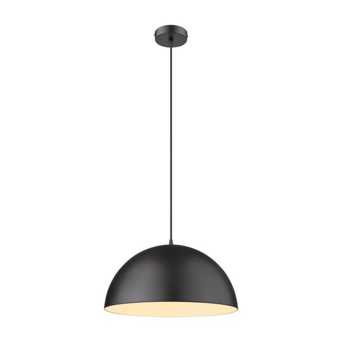 Luna 400mm 1 Light Pendant Black - 31366	