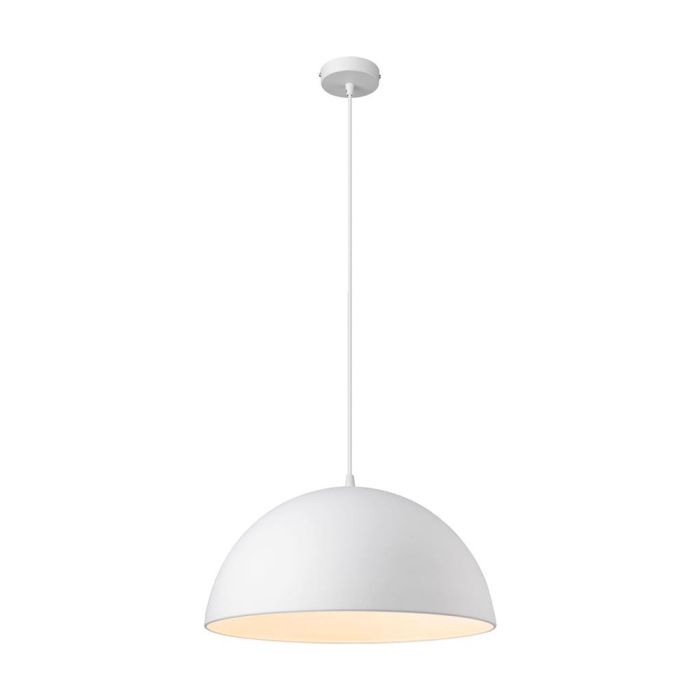 Luna 400mm 1 Light Pendant White - 31367	