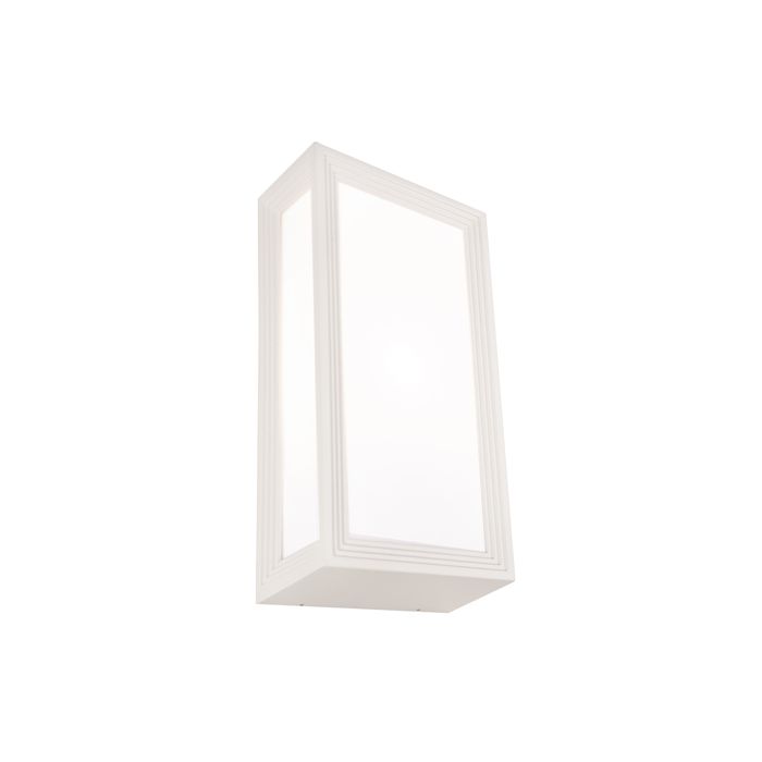 Lyon 1lt Wall Light White LYON1EWHT Cougar Lighting