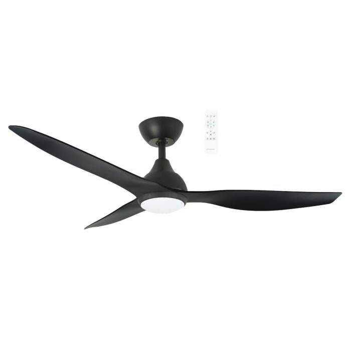 Avoca DC 48" Smart WIFI Ceiling fan with Dimmable CCT LED Light In Black MADC1233MMR