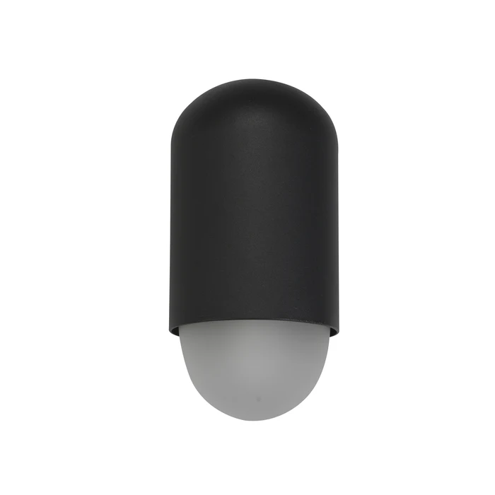 WALL ES 40W MATT BLK OVAL IP44 MAGNUM2 CLA Lighting