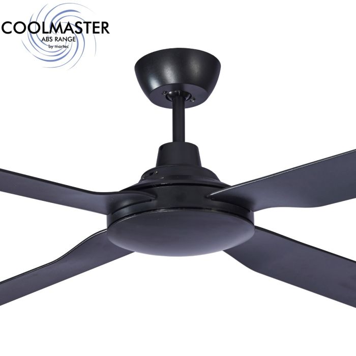 Discovery II 48" 4 Blade ABS Ceiling Fan Only Matt Black MDF124M