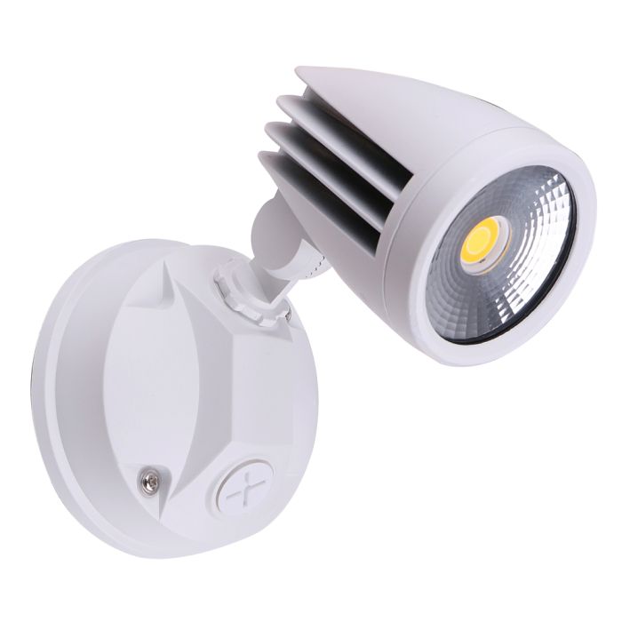 Fortress II 15W LED Single Exterior Security Light White / Tri-Colour - MLXF3451W