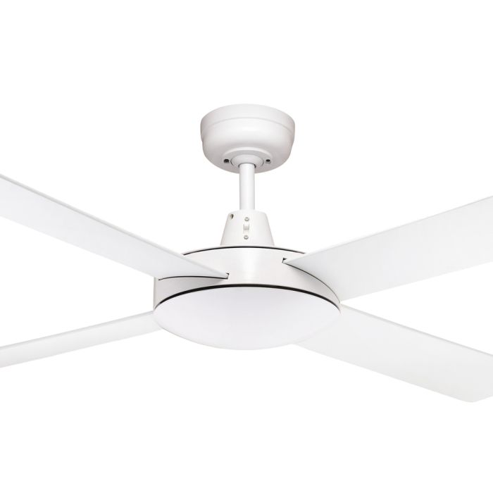 Lifestyle 1320mm 4 Blade Ceiling Fan Only White DLS134W