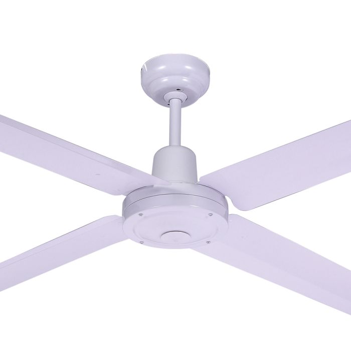 Trisera Interchangeable 3 or 4 Blade 1400mm Ceiling Fan White Fast Fix Blade