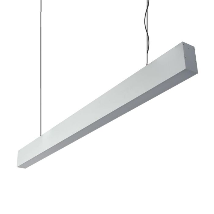 Max 34.6W Up & Down LED Pendant Aluminium / Warm White - 22336