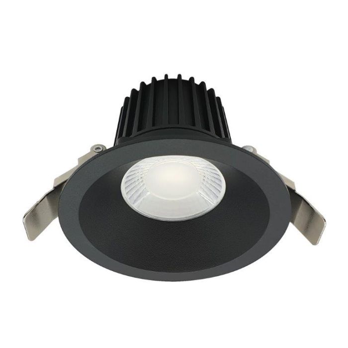 Elias II12W Black LED Downlight - Tri-colour 3000K/4000K/5700K - Dimmable - MD595B-CCT