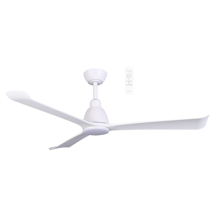 Polo DC 52" Smart WIFI Ceiling Fan with Dimmable CCT LED Light White MDCP1333W