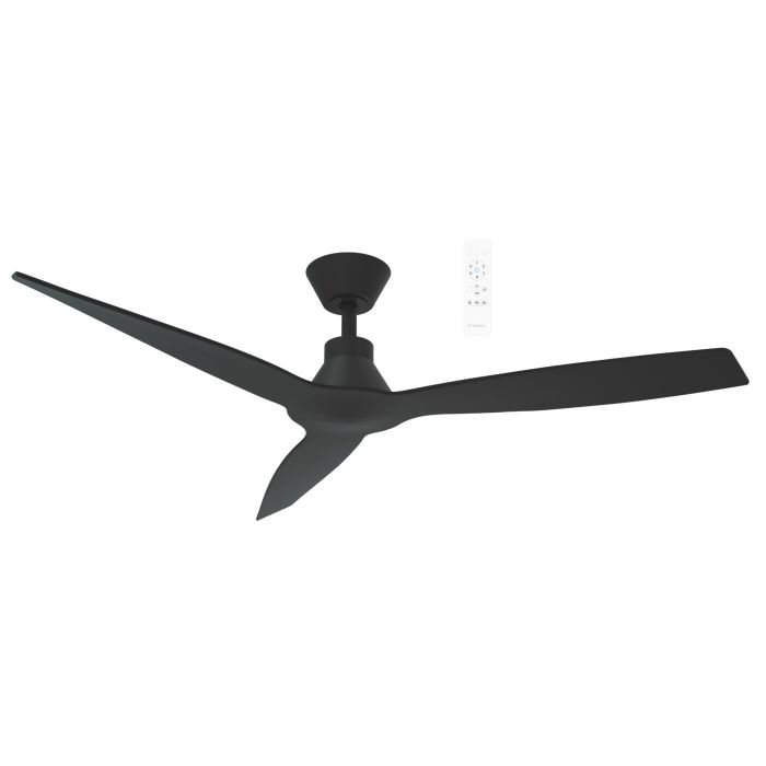 Triumph DC 52" Smart WIFI Ceiling Fan Matt Black MDCT133M