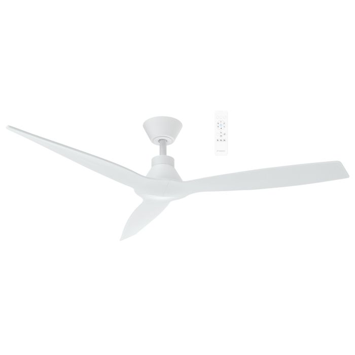 Triumph DC 52" Smart WIFI Ceiling Fan Matt White MDCT133W