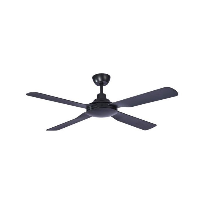 Discovery II 52" 4 Blade ABS Ceiling Fan Only Matt Black MDF134M