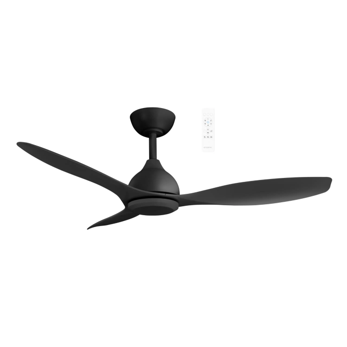 Elite DC 48" Smart WIFI Ceiling Fan Only Matt Black MEDC123M