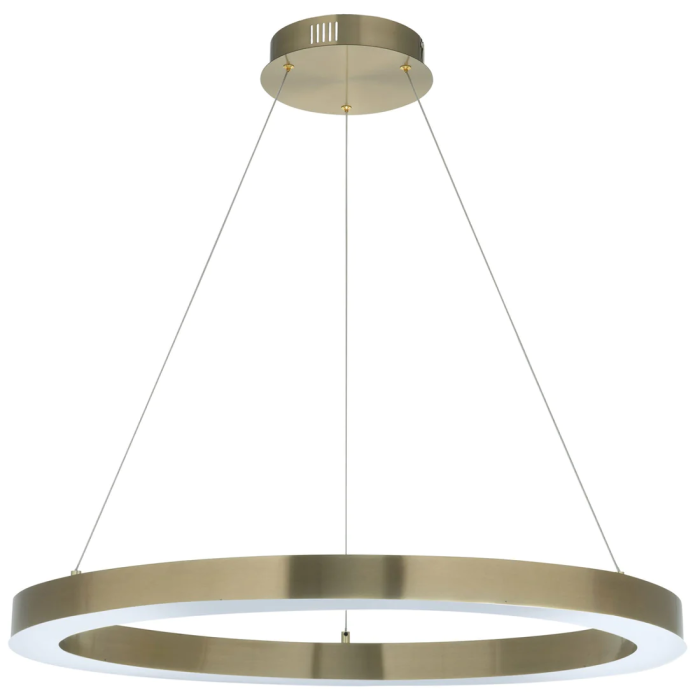 Medine 1Lt Large LED With Remote Pendant Light- MPLS028L-BRS