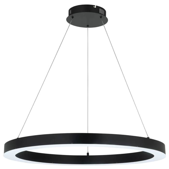 Medine 1Lt Large LED With Remote Pendant Light- MPLS028L-BLK