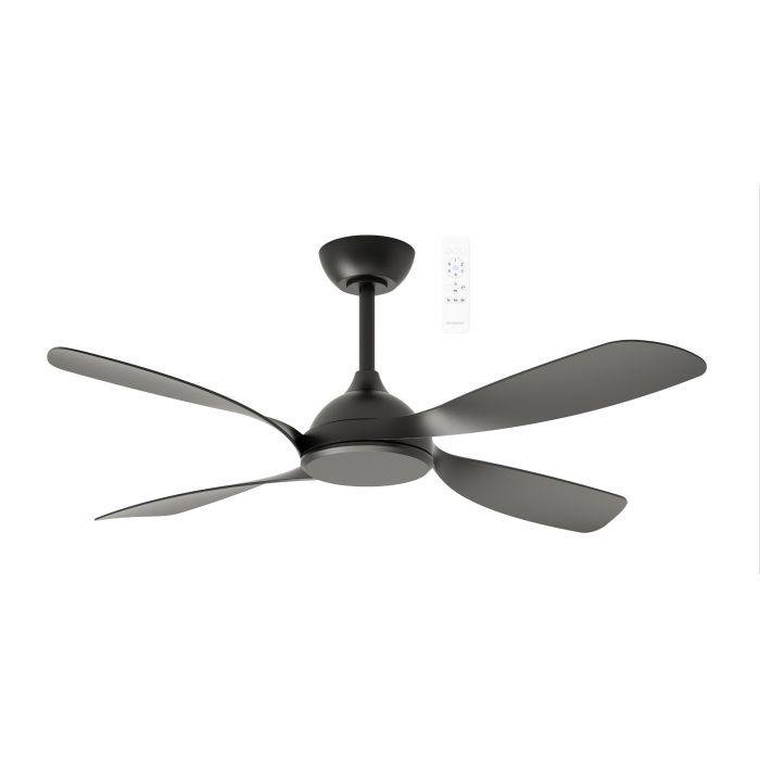 Hampton DC 52" Smart WIFI Ceiling Fan In Black MHDC134M