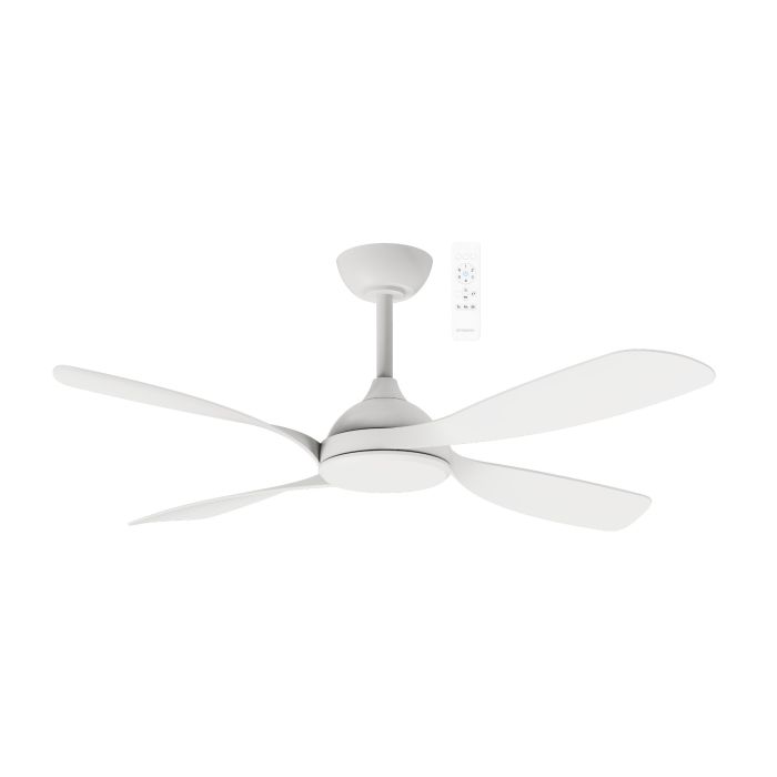 Hampton DC 52" Smart WIFI Ceiling Fan In White MHDC134W