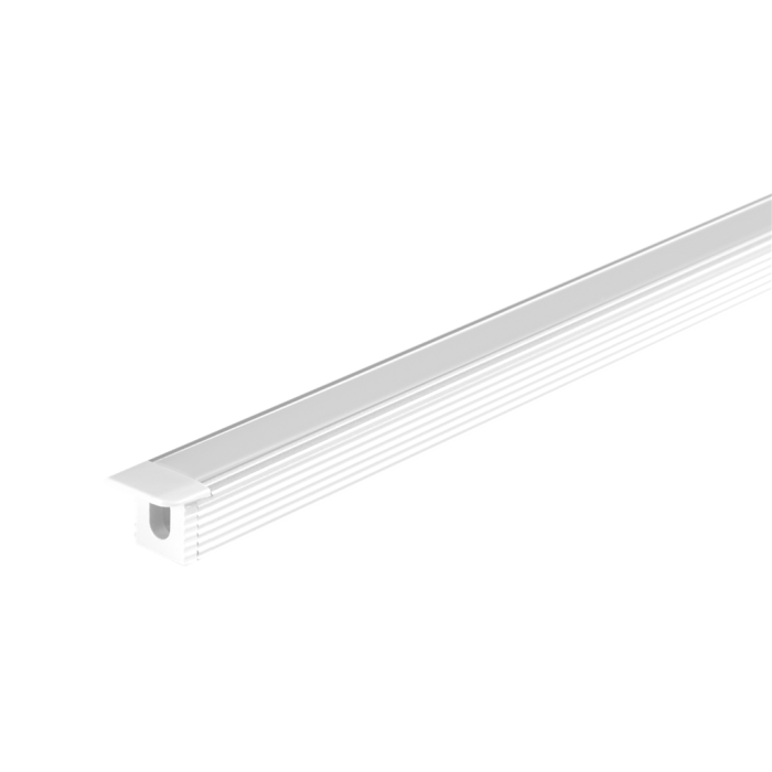 MICRO RECESSED PROFILE PER METER WHITE 21958