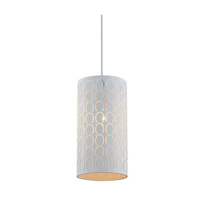 PENDANT ES 72W WH Embossed Oblong  MODELLO1 Cla Lighting