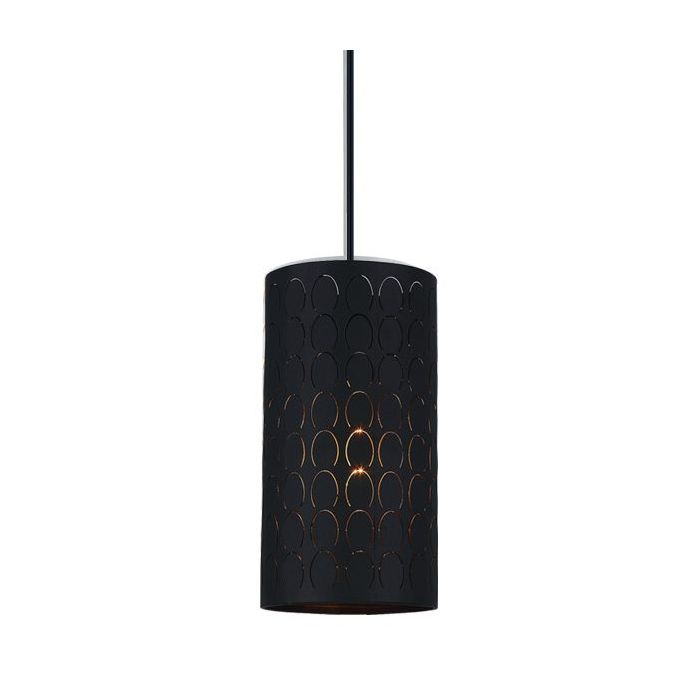 PENDANT ES 72W Black Embossed Oblong  MODELLO2 Cla Lighting