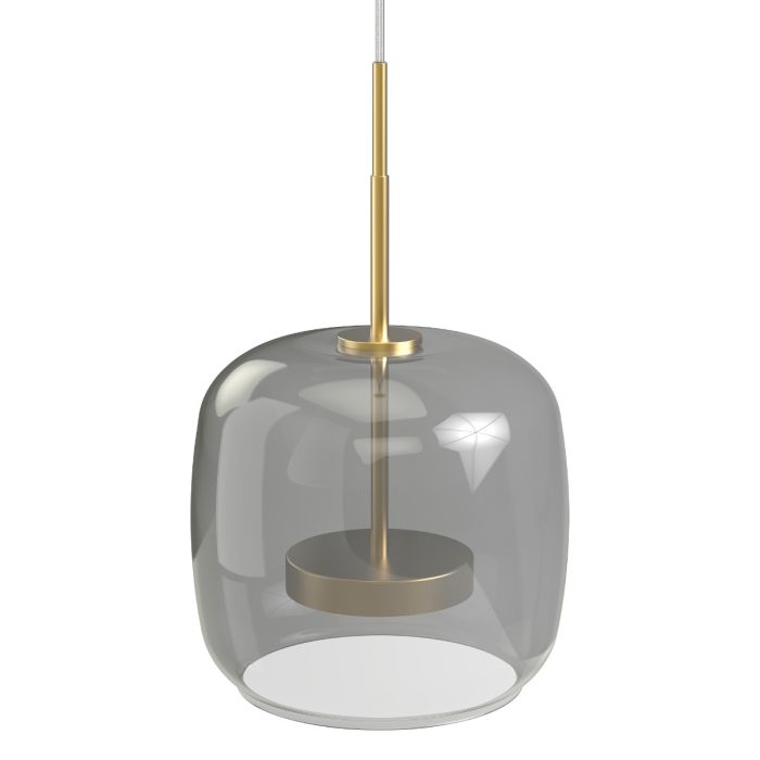 The MOD Pendant in Smoke Glass MPLS005SMK