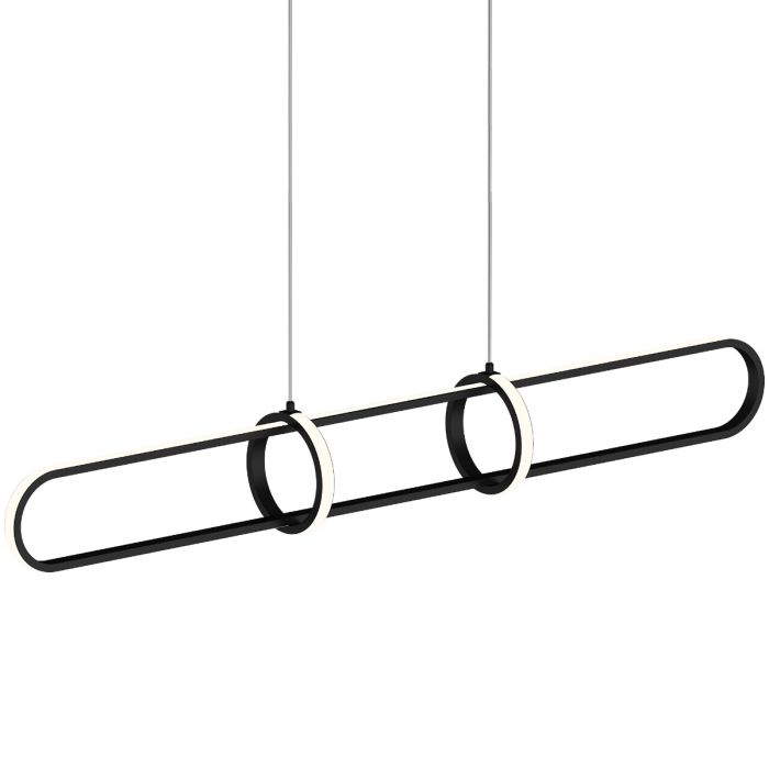 MERCATOR ODIN BLACK LINEAR BAR 30W LED PENDANT LIGHT - MPLS006BLK